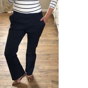 Body By Victoria Wide Leg Navy Trouser